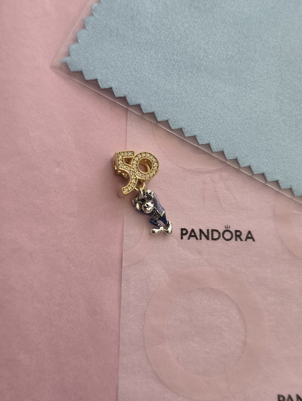 Pandora Gold and Purple Mickey Mouse 50th!